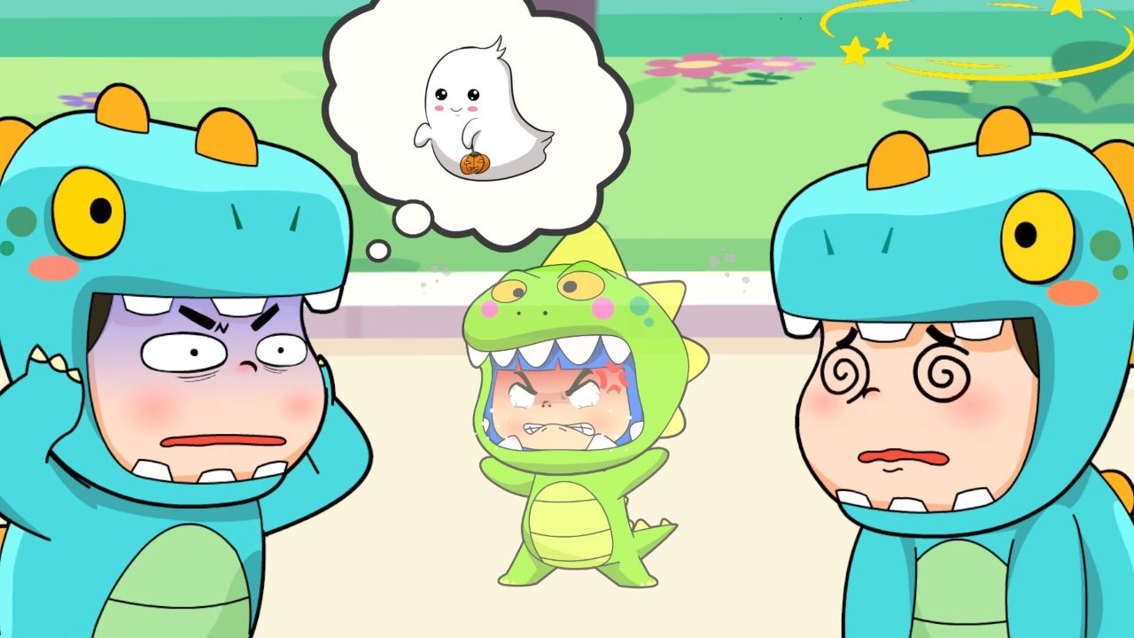 没人能看见小恐龙