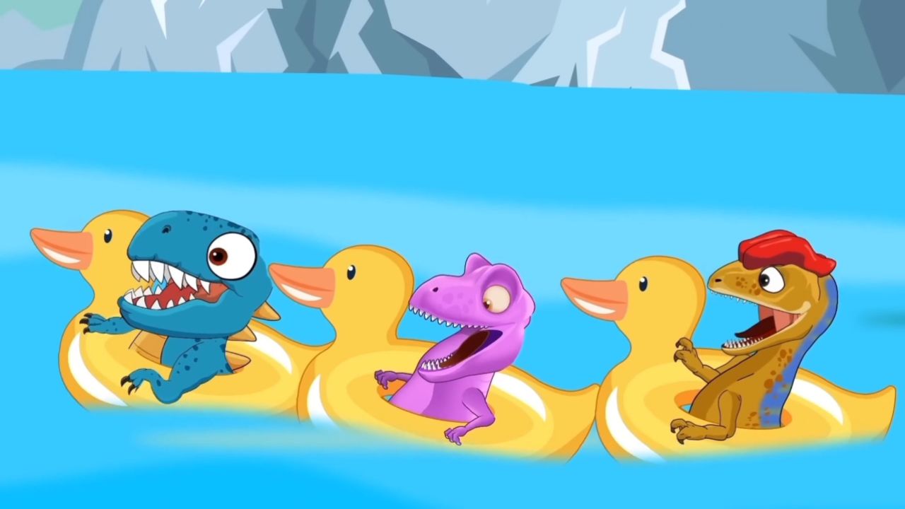 警报！鲨鱼突袭，小恐龙绝地反击 - 腾讯视频