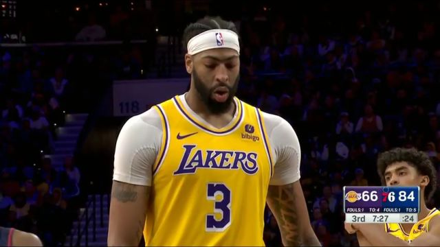 NBA常规赛：湖人vs76人二路Big胖解说全场回放