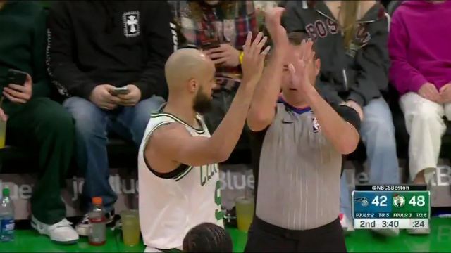 NBA常规赛：魔术vs凯尔特人第2节英文原声回放