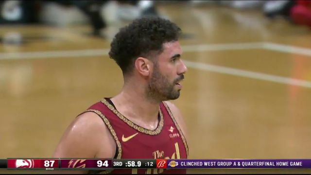 NBA季中锦标赛小组赛：老鹰vs骑士第3节中文解说回放