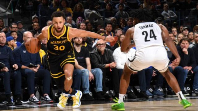 篮网120-124勇士 库里37分末节百分百命中率拒绝逆转