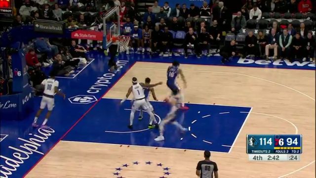 独行侠vs76人第4节中文解说回放