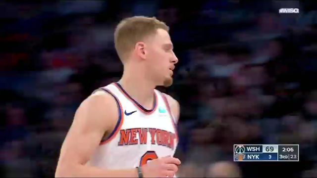 NBA常规赛：奇才vs尼克斯第3节英文原声回放