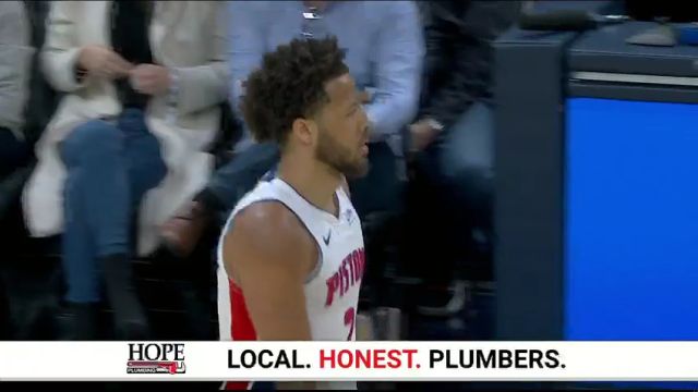 NBA常规赛：活塞vs步行者第2节中文解说回放