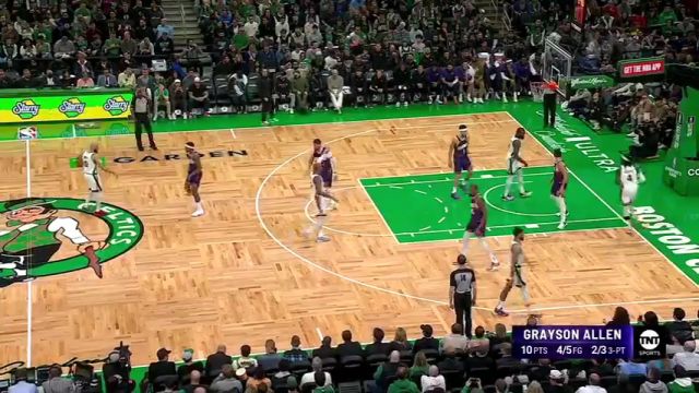 NBA常规赛：太阳vs凯尔特人第3节英文原声回放