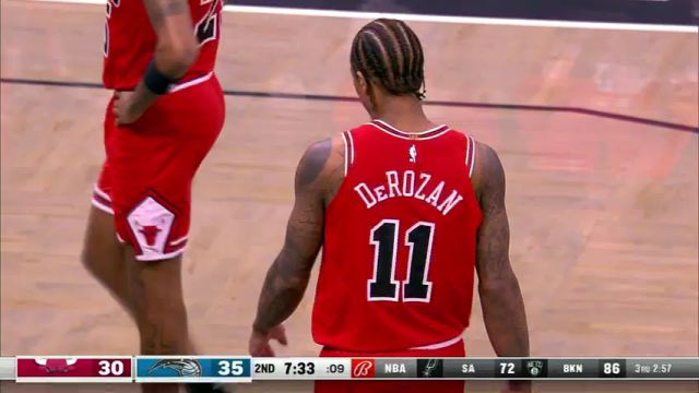 NBA常规赛：公牛vs魔术第2节中文解说回放