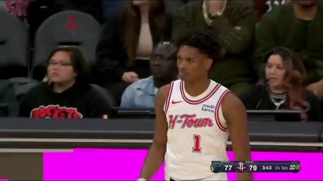 NBA常规赛：爵士vs火箭第3节英文原声回放
