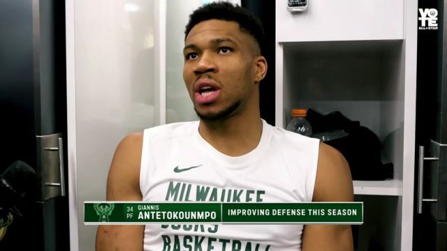 NBA常规赛：勇士vs雄鹿第1节英文原声回放