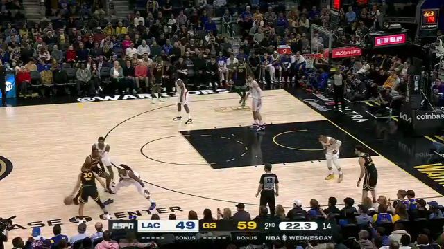 快船vs勇士第2节中文解说回放