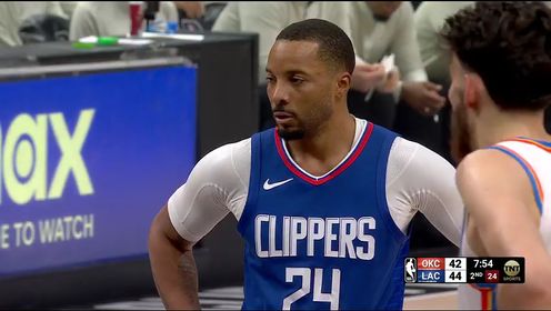 《洛杉矶快船》【回放】NBA常规赛：雷霆vs快船第2节英文原声回放