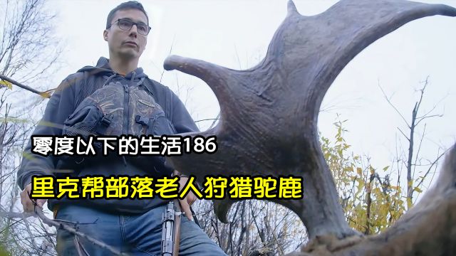 里克模仿叫声吸引驼鹿,帮助部落老人狩猎|零度以下的生活186