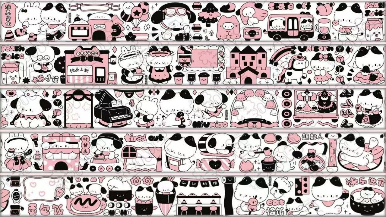 楚小包贴纸 手帐拼贴排版 声控 白噪音 沉浸式