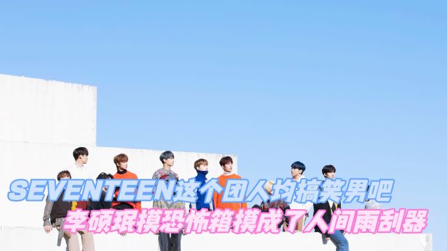 SEVENTEEN这个团人均搞笑男吧,李硕珉摸恐怖箱摸成了人间雨刮器