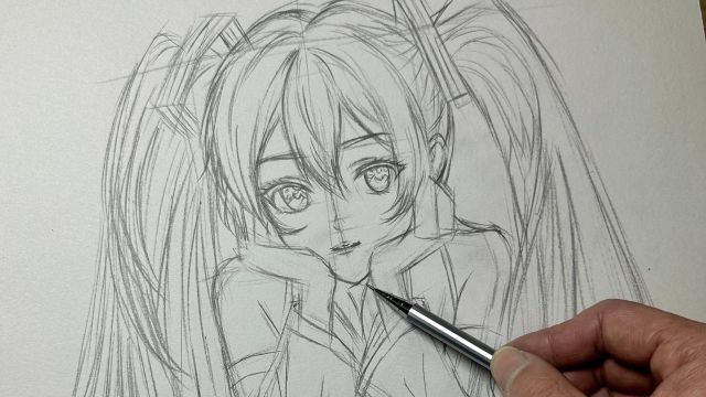 初音未来全身教程除脚外一起来吧.