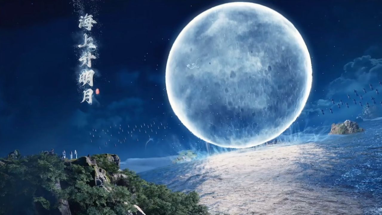 颜如玉大战姬皓月,神体异象海上生明月vs苦海种金莲孰强孰弱?