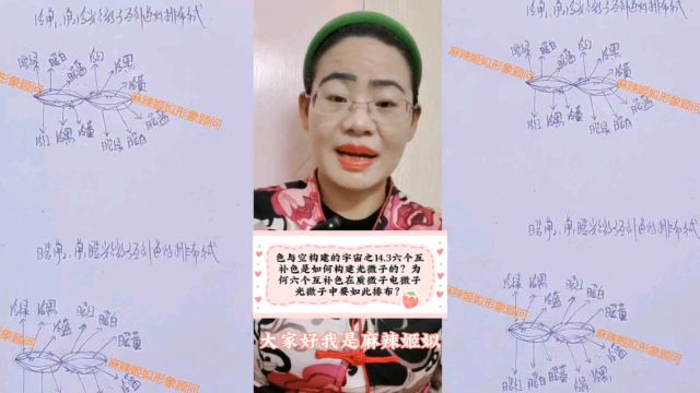 六个互补色是如何构建光微子的?质微子,电微子,光微子六个互补色的排布方式为何是如此的?