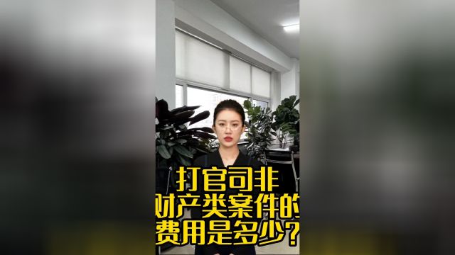 打官司非财产类案件的费用是多少?