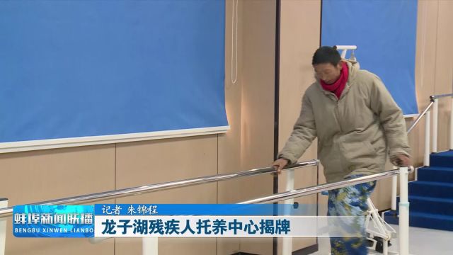 龙子湖残疾人托养中心揭牌