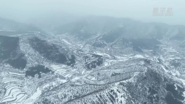 山西平顺:水墨太行 雪景如画