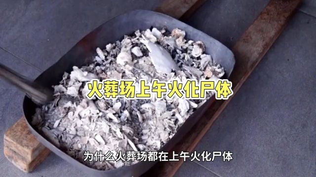 为什么火葬场都在上午火化尸体,下午以后就不火化了,这是为啥? 3