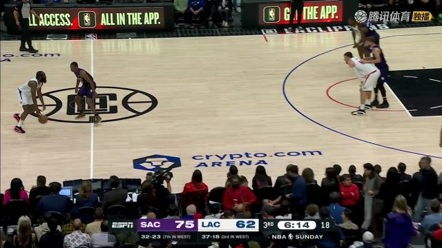 2023/24赛季NBA常规赛：国王 VS 快船 全场回放