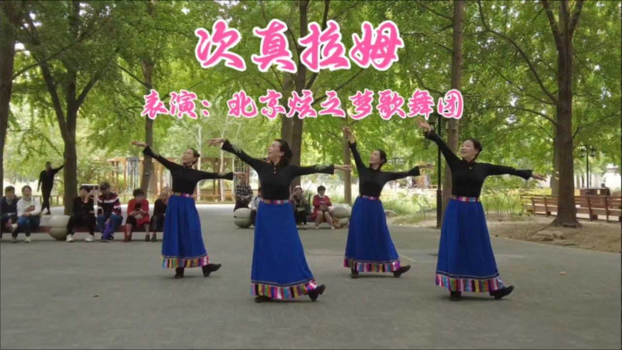 舞蹈《次真拉姆》,北京炫之梦歌舞团表演,舞姿优美