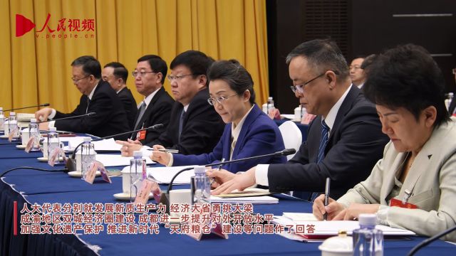 谈完大事喜事 看万千气象的新四川——十四届全国人大二次会议四川代表团开放团组会议侧记