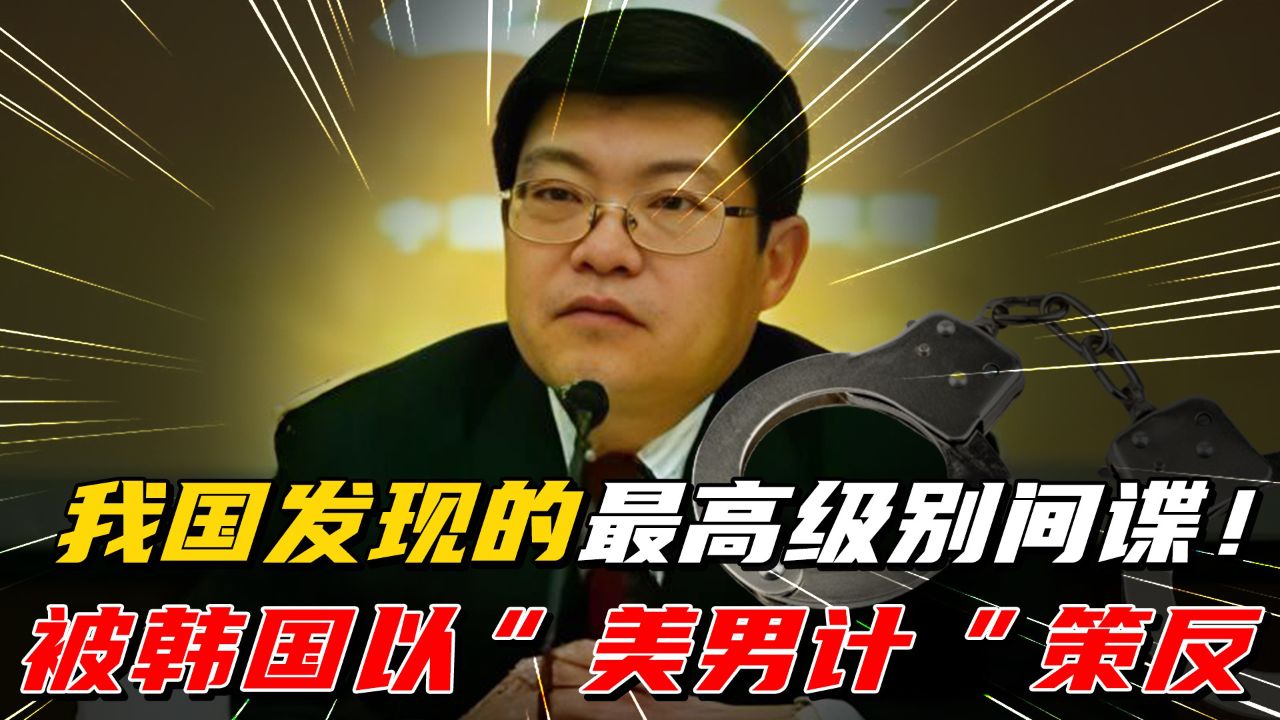 我国发现的最高级别间谍:任驻朝大使期间,被韩国以美男计策反!