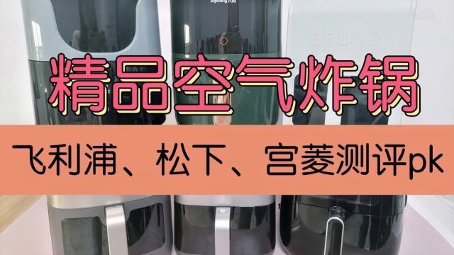 2024空气炸锅哪个品牌质量比较好?飞利浦、松下、宫菱测评较量