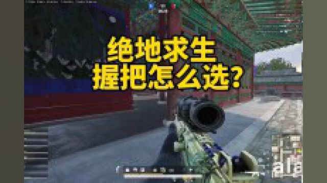 绝地求生握把怎么选?#绝地求生.