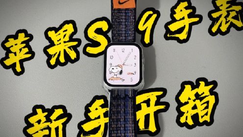最新款苹果手表S9新手配对太慢了吧