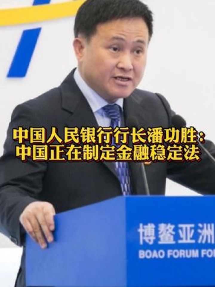 中国人民银行行长潘功胜:#中国正在制定金融稳定法