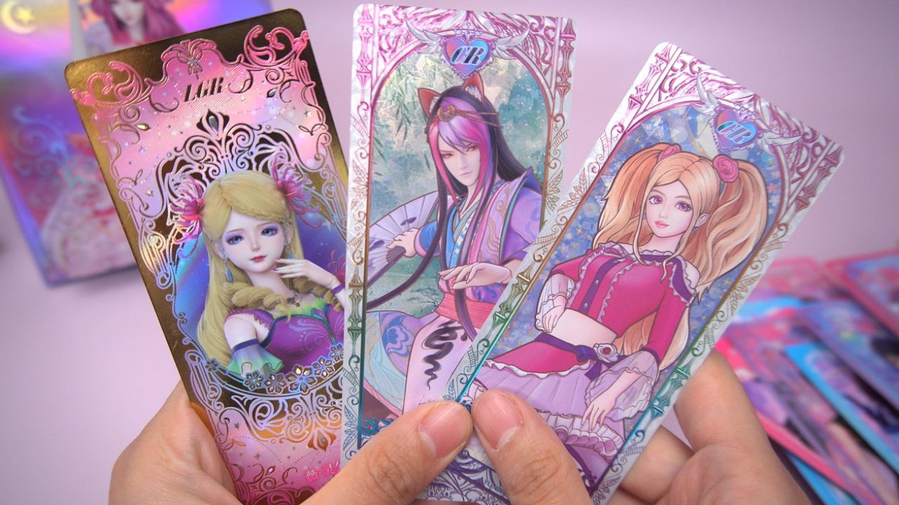 叶罗丽仙境收藏卡晶钻包拆包