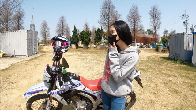 女车友分享HONDA CRF300