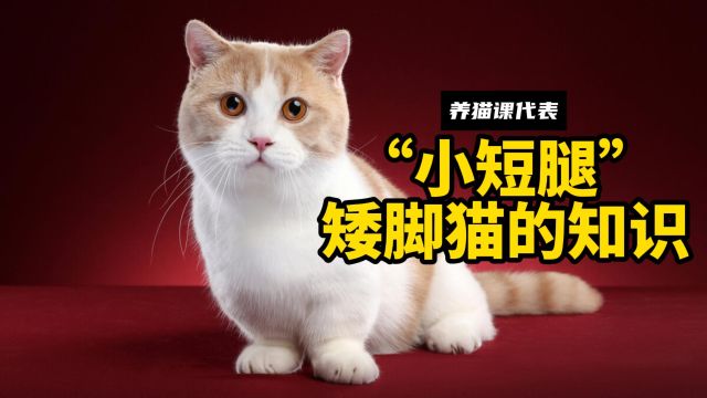 猫中柯基“矮脚猫”,可爱到爆棚!