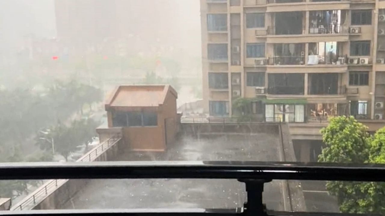 广州冰雹橙色预警信号发布！多地居民拍下雷雨冰雹天气实况 腾讯视频