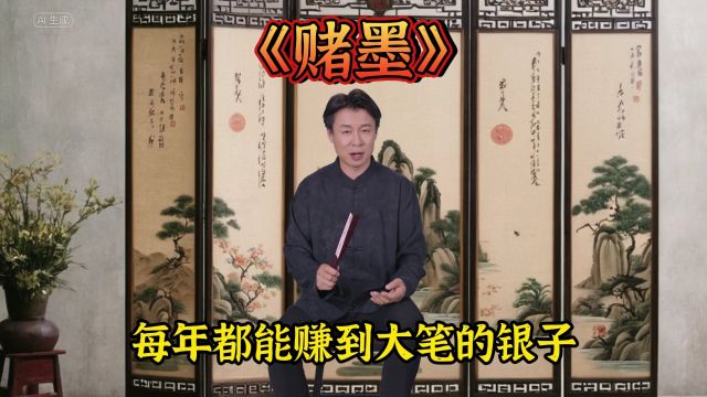 民间故事《赌墨》,信守承诺的力量