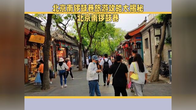 北京南锣鼓巷深度游,历史与文化的交融之旅.