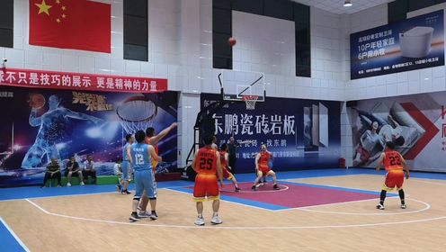 2024年大余县中年篮球赛5月17日晚鑫锋广告对阵百威大师