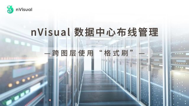 nVisual数据中心布线管理跨图层使用格式刷