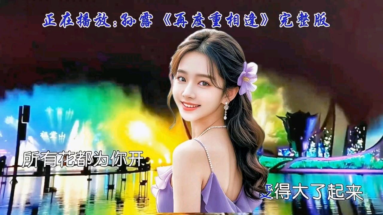 音乐分享《再度重相逢》孙露倾情演唱,爱情的力量如此惊人,感人至深