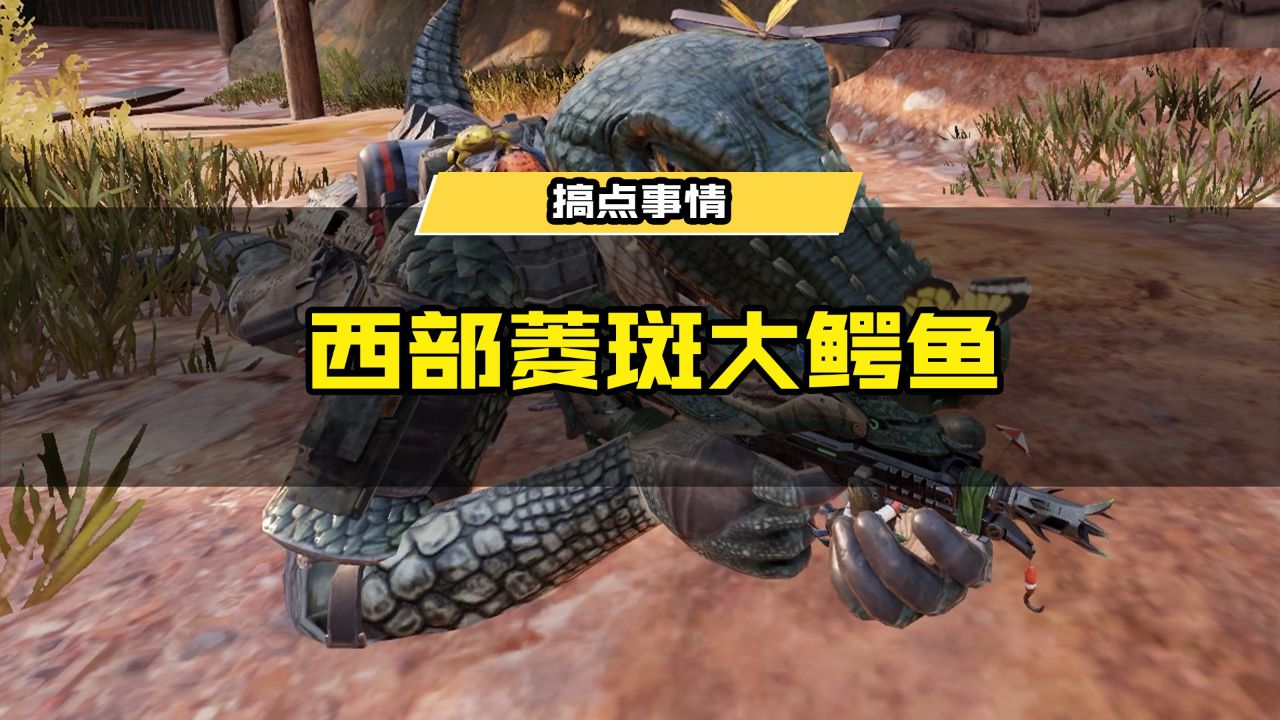 "西部菱斑大鳄鱼"牙口好,嘎嘎咬!