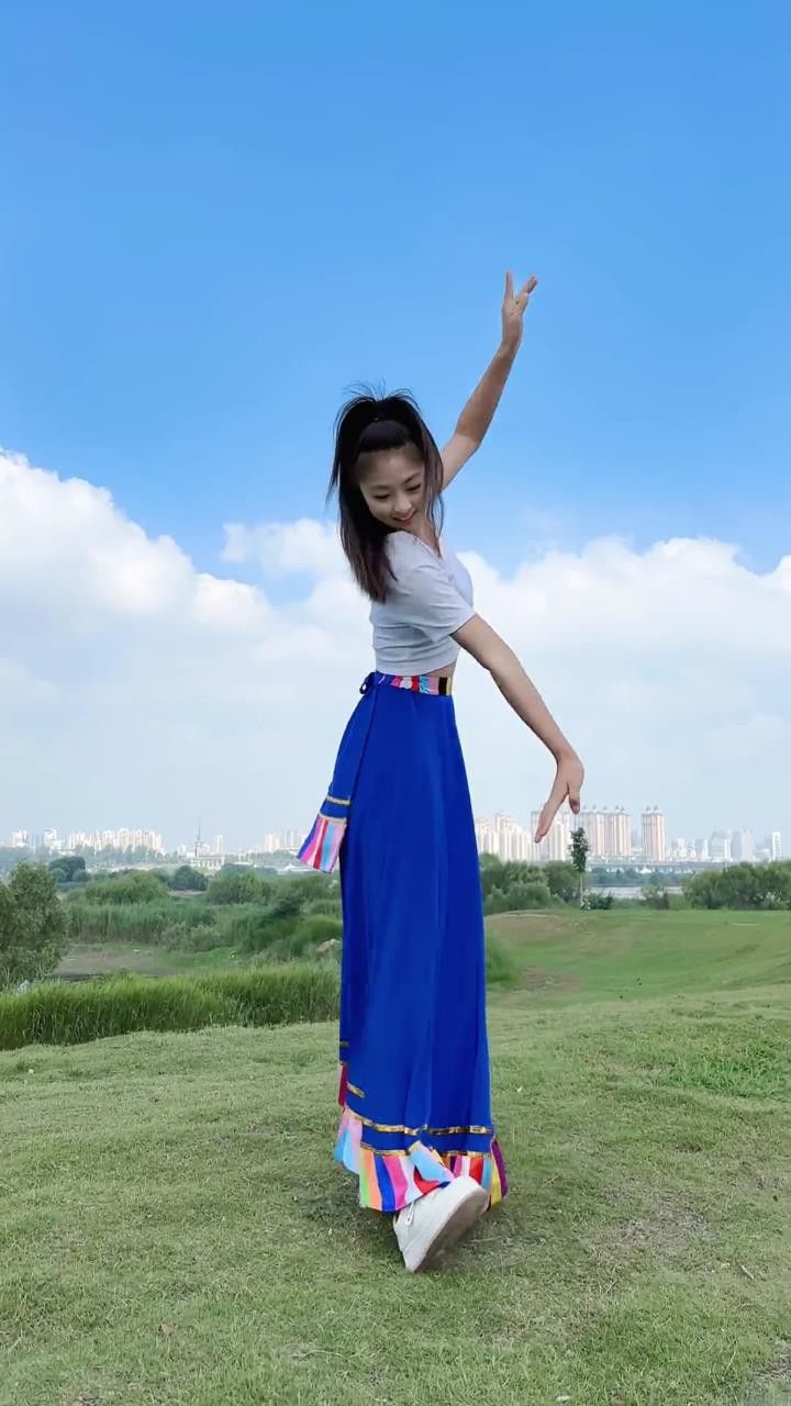 比云彩都要高了哦#我的九寨#我的九寨舞蹈挑战#民族舞蹈舞出民族特色