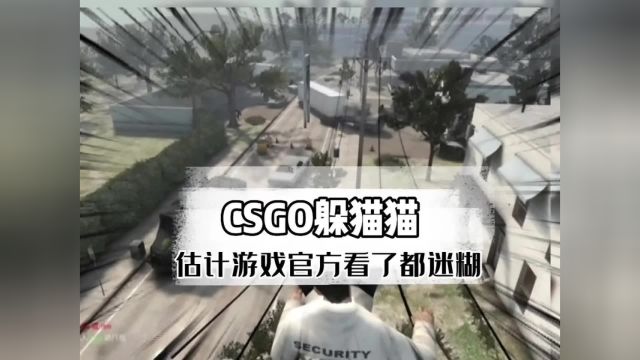 游戏官方来了,看到中国玩家这离谱操作都得迷糊一会儿#csgo躲猫猫 #csgo #steam游戏 #中国玩家