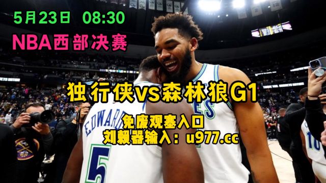 NBA季后赛西部决赛直播:独行侠vs森林狼G1(高清视频回放)完整回播