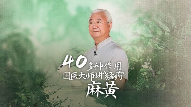 40多种作用 国医大师讲“猛药”麻黄