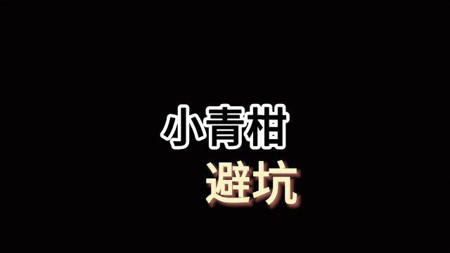 茶叶避坑:小青柑