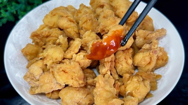 鸡米花自己在家做,外酥里嫩鲜香入味做法简单,关键是安全又健康