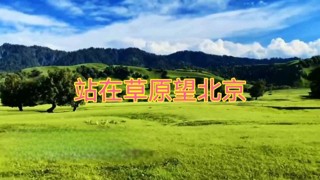 草原抒情歌曲《站在草原望北京》